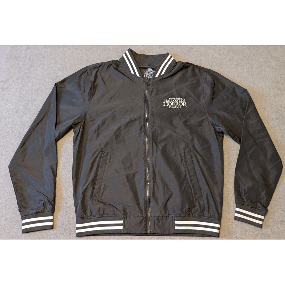Universal Studios HHN 2021 Frankenstein Monster Bomber Jacket Black S Halloween